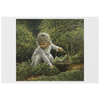 Girl in the Garden – Pastel Child Portrait Fine Art Print